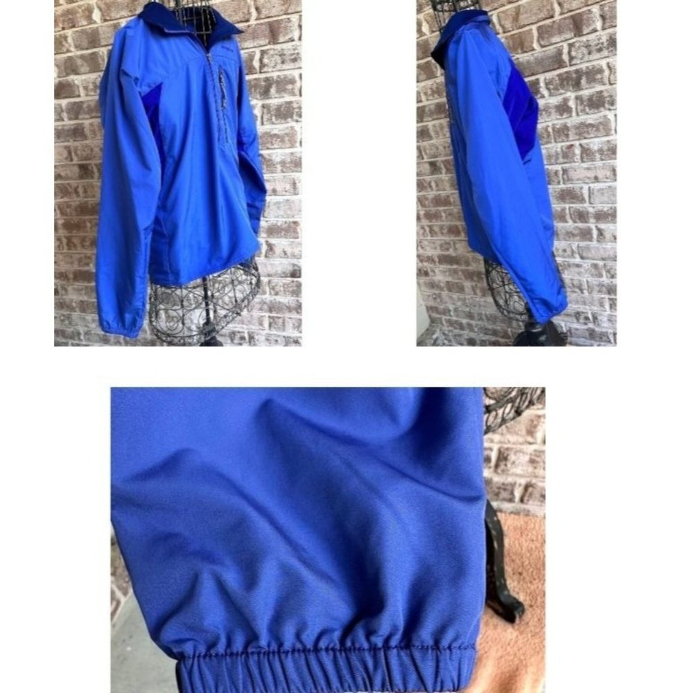 Patagonia Windbreaker Rain Jacket Unisex Small Blue Stetch Panels Zippe… - Picture 6 of 12